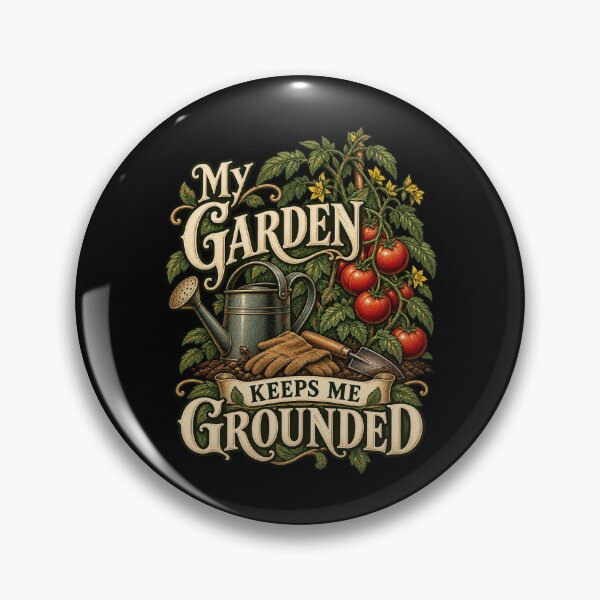 Artikelvorschau, Mein Garten erdet mich – Vintage-Gartenarbeit entworfen und verkauft von Good Mood Foundry.