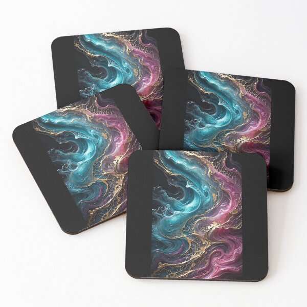 Item preview, NEON RESIN TIDE II • GLOWING FLUID ART • OCEAN WAVE POUR • ABEL LUGO • LSV designed and sold by Lugo Sunset Visions.