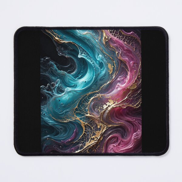 Item preview, NEON RESIN TIDE II • GLOWING FLUID ART • OCEAN WAVE POUR • ABEL LUGO • LSV designed and sold by Lugo Sunset Visions.