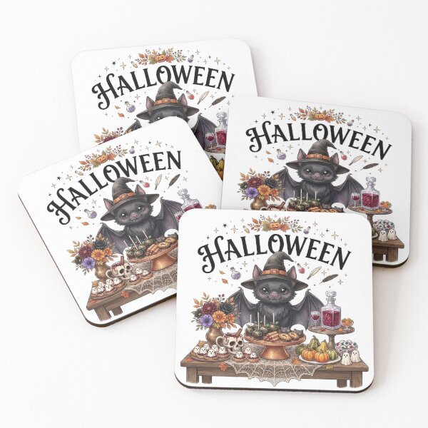 Item preview, Spooky Witchy Fruit Bat Halloween Party & Sweets designed and sold by ChameleonStars.