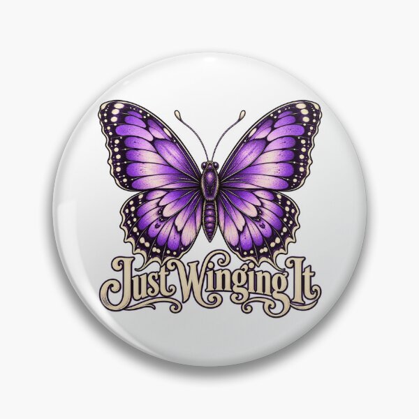 Item preview, Just Winging It – Vintage Purple Butterfly designed and sold by A5ranch merch.