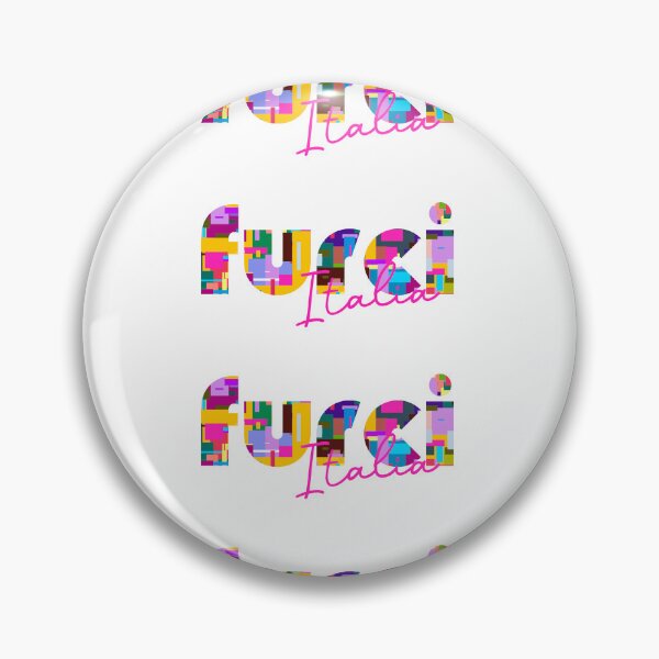 Item preview, Furci, Chieti, Italy, Italia, colorful typography design for travellers designed and sold by Wanderful-roads.
