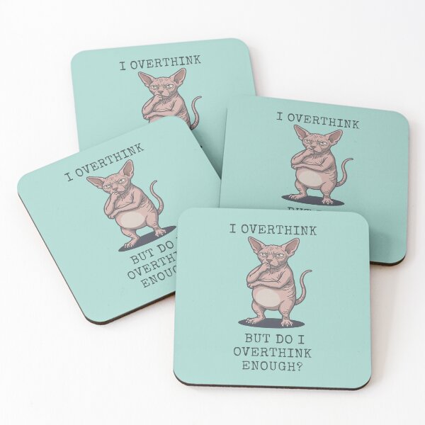 Item preview, Sphynx Cat Overthinker Funny Feline Pondering designed and sold by d247.