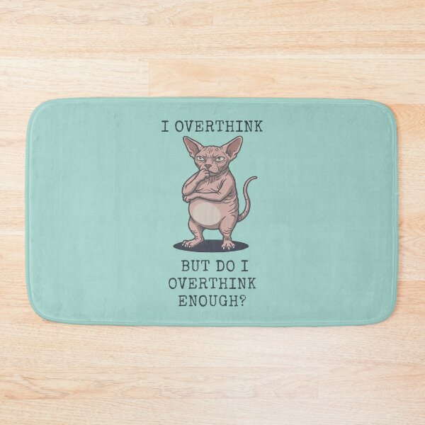 Item preview, Sphynx Cat Overthinker Funny Feline Pondering designed and sold by d247.