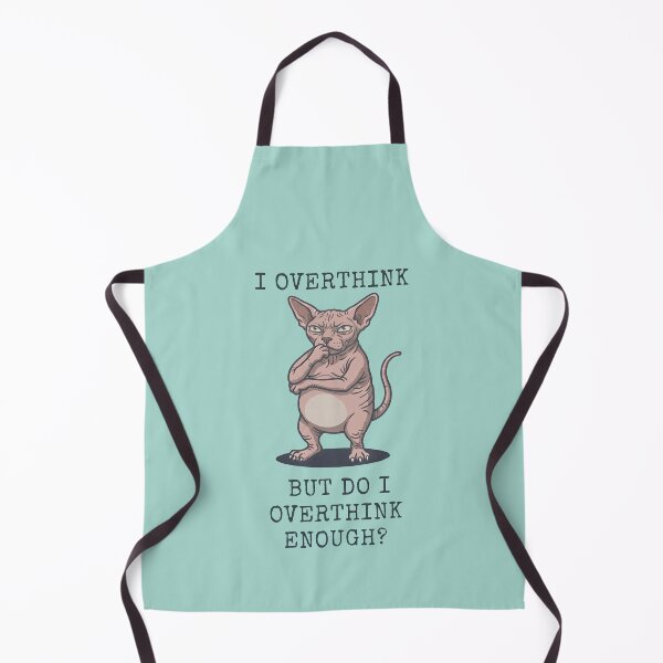 Item preview, Sphynx Cat Overthinker Funny Feline Pondering designed and sold by d247.