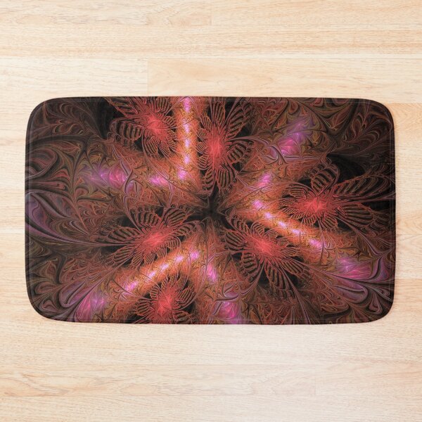 Item preview, Radiant Magenta Floral Fractal designed and sold by bloorose.
