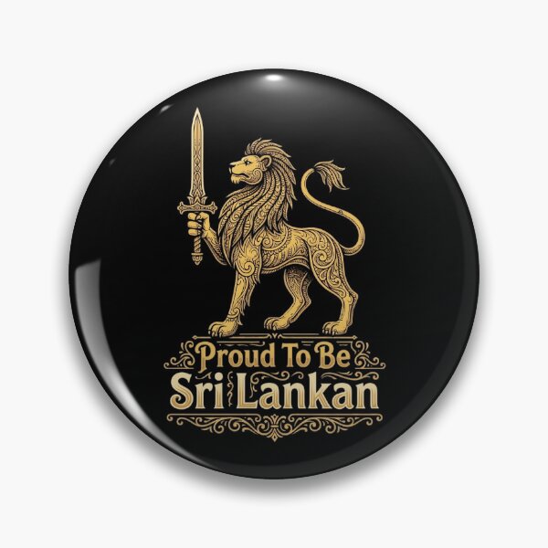 Item preview, Proud to Be Sri Lankan - Golden Lion with Sword Heritage Art designed and sold by Lucid Dream Pixel.