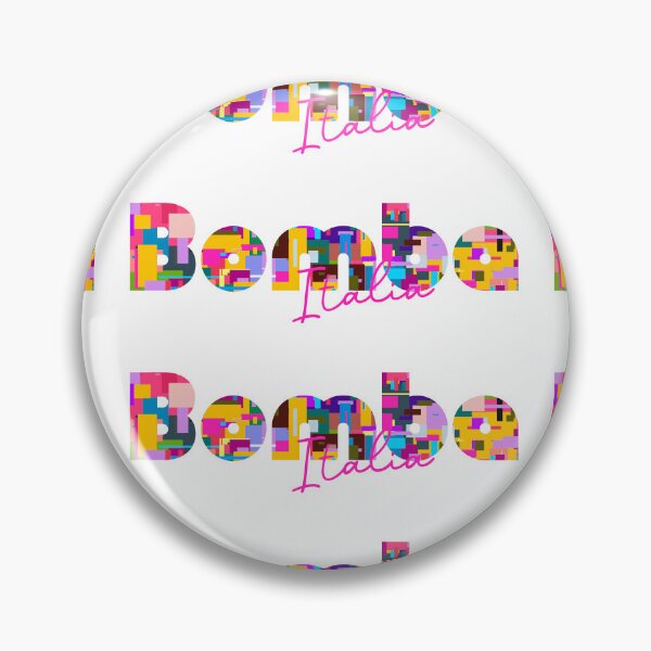 Item preview, Bomba, Chieti, Italy, Italia, colorful typography design for travellers designed and sold by Wanderful-roads.