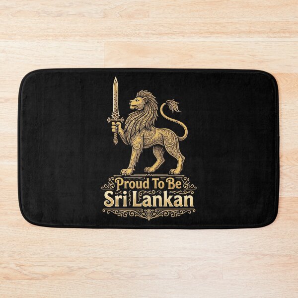 Item preview, Proud to Be Sri Lankan - Golden Lion with Sword Heritage Art designed and sold by Lucid Dream Pixel.