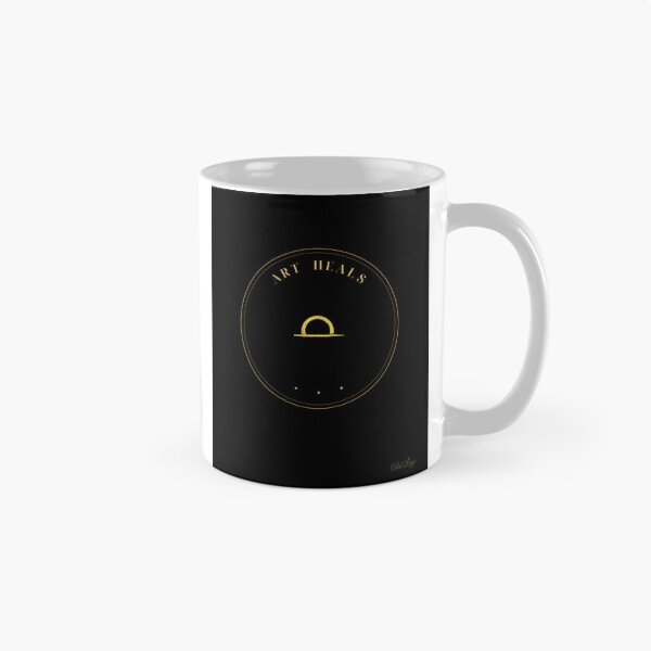 Item preview, ART HEALS GOLD EMBLEM • HEALING ART • GOLD ON BLACK • ABEL LUGO • LSV designed and sold by Lugo Sunset Visions.
