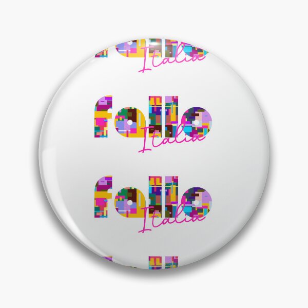 Item preview, Fallo, Chieti, Italy, Italia, colorful typography design for travellers designed and sold by Wanderful-roads.