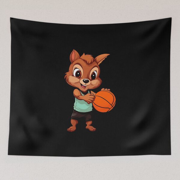 Item preview, Basketball player squirrel designed and sold by Soulskier.