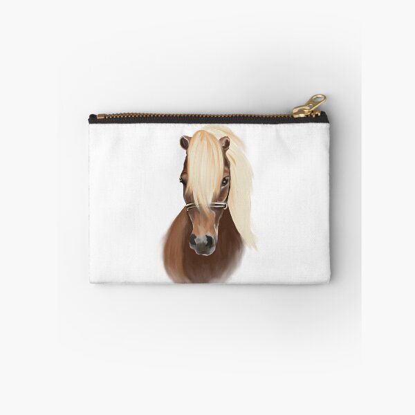 Item preview, Chestnut Miniature Horse with Flaxen Mane designed and sold by TrueWoven Studio.