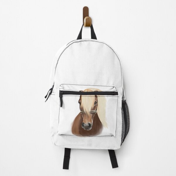 Item preview, Chestnut Miniature Horse with Flaxen Mane designed and sold by TrueWoven Studio.