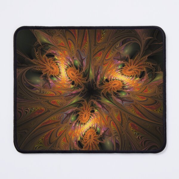 Item preview, Amber Phoenix Wings Fractal designed and sold by bloorose.