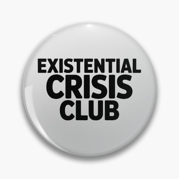 Item preview, Existential Crisis Club – Funny Minimalist Quote designed and sold by Jollys-ArtShop.