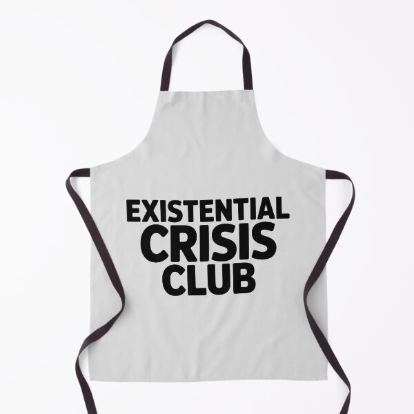 Item preview, Existential Crisis Club – Funny Minimalist Quote designed and sold by Jollys-ArtShop.