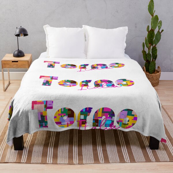 Item preview, Torno, Como, Italy, Italia, colorful typography design for travellers designed and sold by Wanderful-roads.