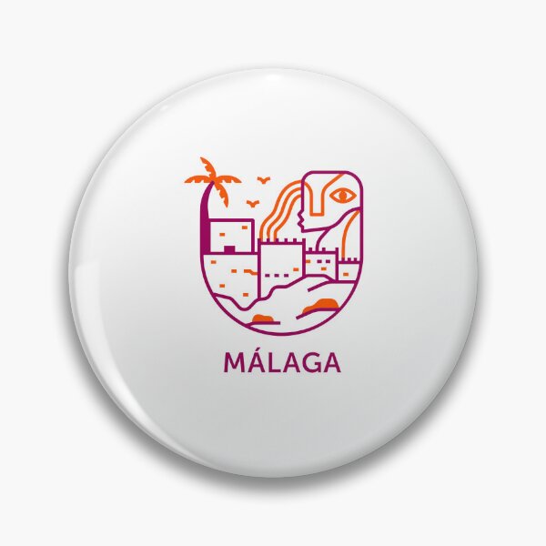 Item preview, Minimalist Malaga castle and palm tree designed and sold by JPD-Studio.