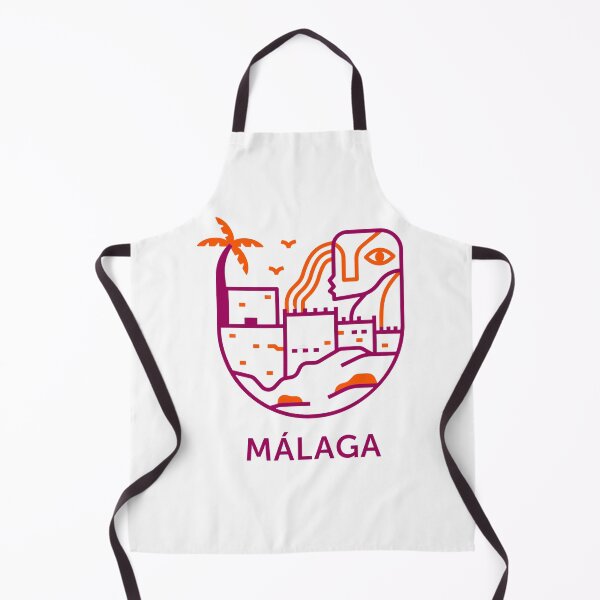 Item preview, Minimalist Malaga castle and palm tree designed and sold by JPD-Studio.
