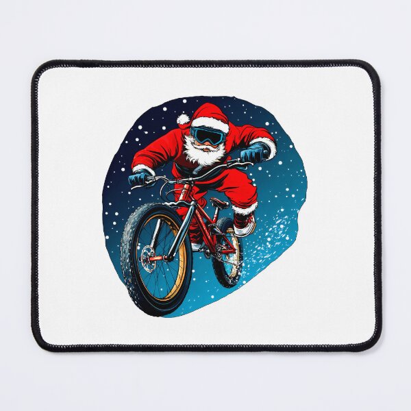 Item preview, Downhill biker Christmas designed and sold by Soulskier.