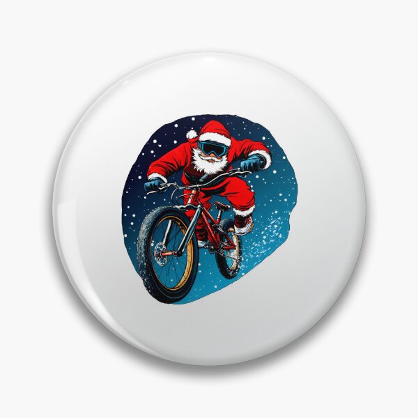 Item preview, Downhill biker Christmas designed and sold by Soulskier.