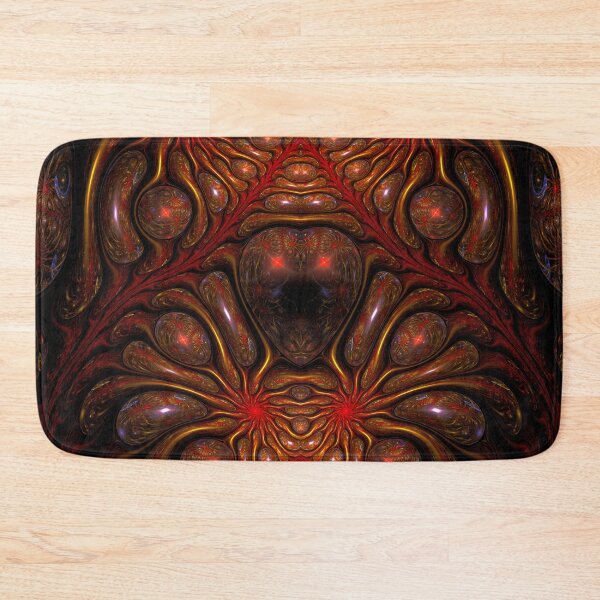 Item preview, Fiery Ember Lattice Fractal designed and sold by bloorose.