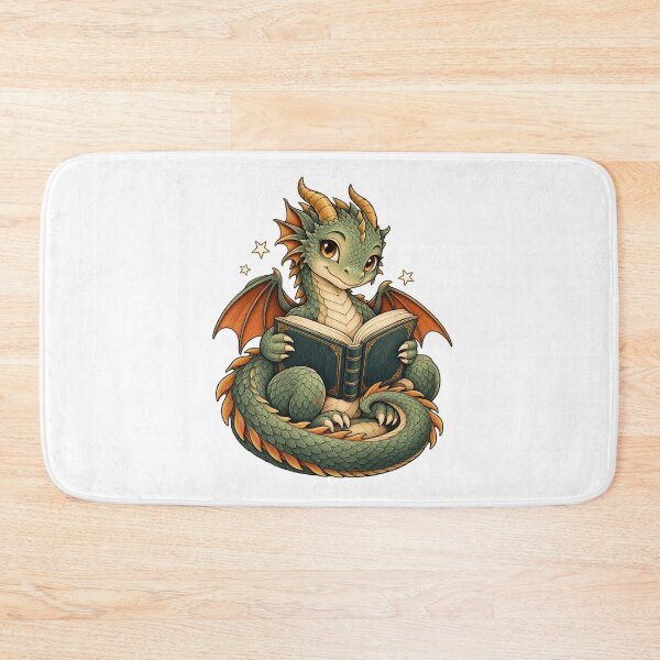 Item preview, Dragon Reading - Cozy Fantasy Book Lover designed and sold by cybersilverhand.
