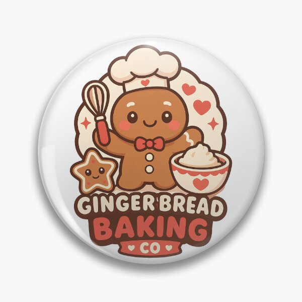 Item preview, Gingerbread Baking Co Cute Gingerbread Man Chef Holiday designed and sold by HYPNK.