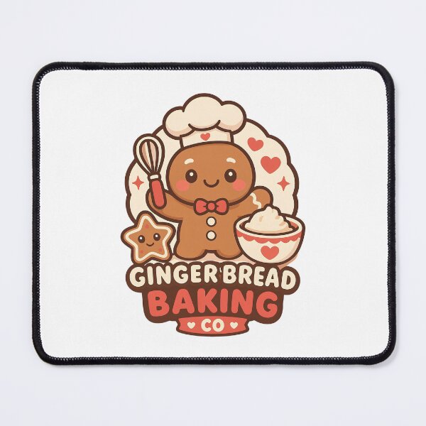 Item preview, Gingerbread Baking Co Cute Gingerbread Man Chef Holiday designed and sold by HYPNK.