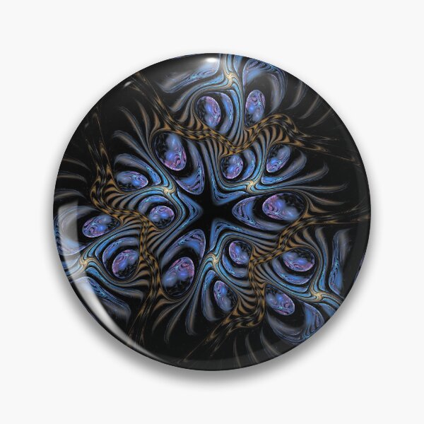 Item preview, Cobalt Nebula Web Fractal designed and sold by bloorose.