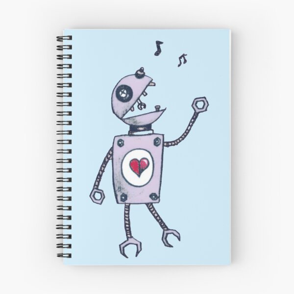 Item preview, Cute Singing Robot with Heart designed and sold by Disdischarls.