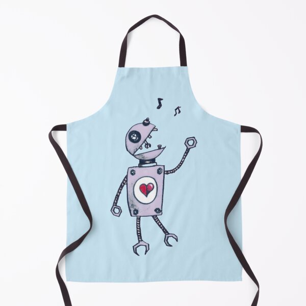 Item preview, Cute Singing Robot with Heart designed and sold by Disdischarls.