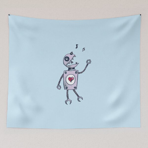 Item preview, Cute Singing Robot with Heart designed and sold by Disdischarls.