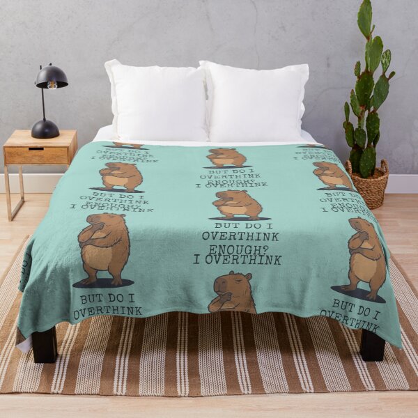 Item preview, Capybara Overthinking But Do I Overthink Enough designed and sold by d247.