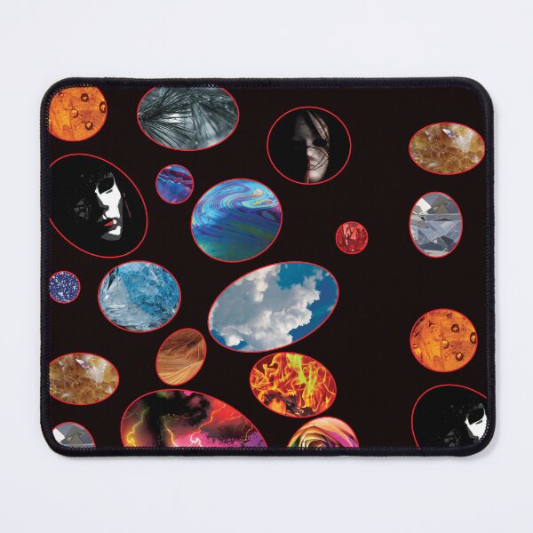 Item preview, Mystic Elements and Shadows Abstract Collage designed and sold by NornAxiom.