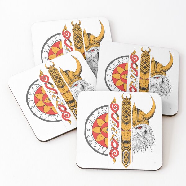 Item preview, Viking Warrior Norse Mythology Panel designed and sold by Rostislav Bouda.