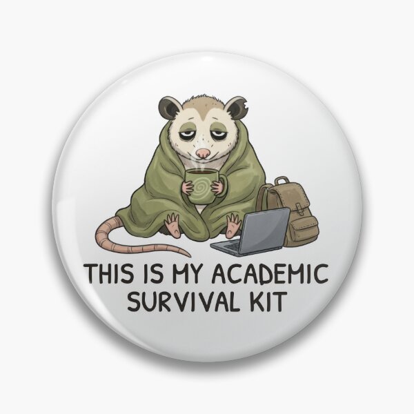 Item preview, Academic Survival Kit | University Student Humor designed and sold by ChernotytskaArt.