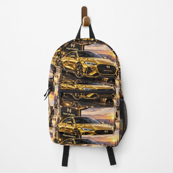 Item preview, Luxury Golden NornAxiom Supercar Sunset Cityscape Aesthetic (7 คำ) designed and sold by NornAxiom.