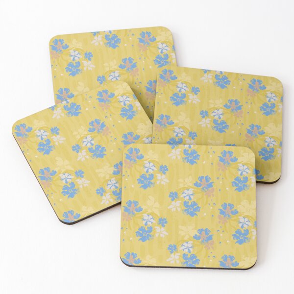 Item preview, Rapsodia Orquídea M - Azul y amarillo brillante designed and sold by IndigoJayStudio.
