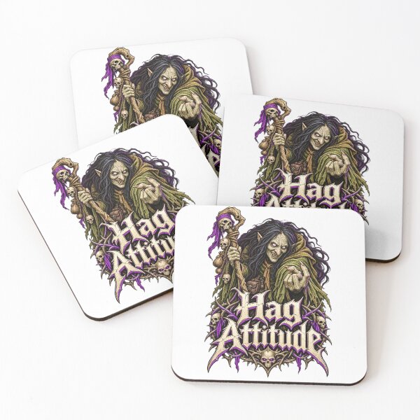 Item preview, Witch Hag Attitude – Gothic Skull Dark Fantasy Art designed and sold by Mystik-Media.