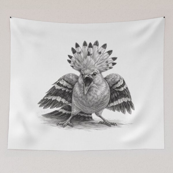 Item preview, Angry Hoopoe Bird designed and sold by Blink Art Studio.