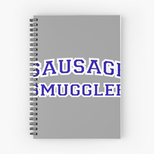 Item preview, Sausage Smuggler Varsity Block Letter Blue Athletic Kink Graphic designed and sold by RahniNM.