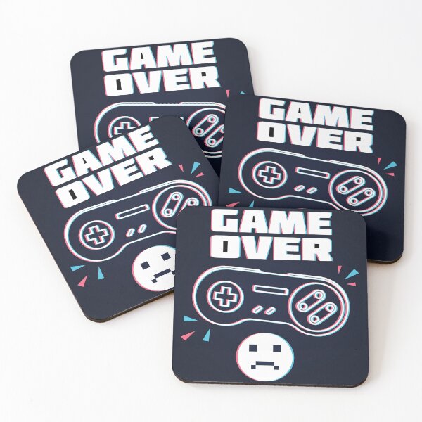 Item preview, Game Over | SNES Super Nintendo Entertainment | System Retro Gaming Design | Classic 90s Nostalgia Gift for Gamers designed and sold by Cool Robot Bro..