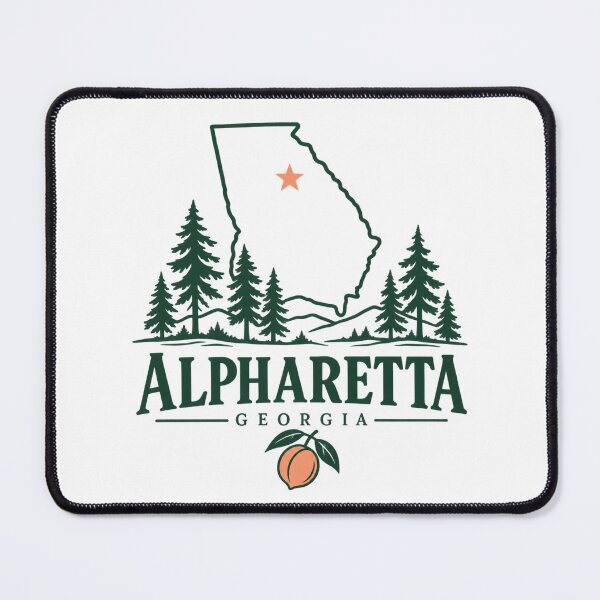 Item preview, Alpharetta Georgia designed and sold by CampAndCoast.