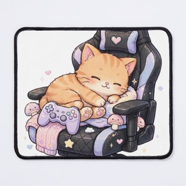 Item preview, Lazy Sleeping on Gaming Chair designed and sold by ReginaNunn.