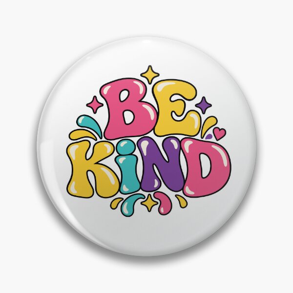 Item preview, Be Kind Colorful Bubble Typography Positive Quote Design designed and sold by FemmePod.
