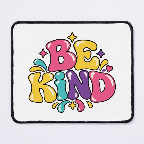 Item preview, Be Kind Colorful Bubble Typography Positive Quote Design designed and sold by FemmePod.