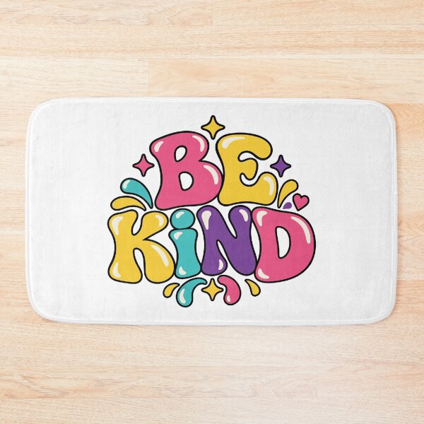 Item preview, Be Kind Colorful Bubble Typography Positive Quote Design designed and sold by FemmePod.