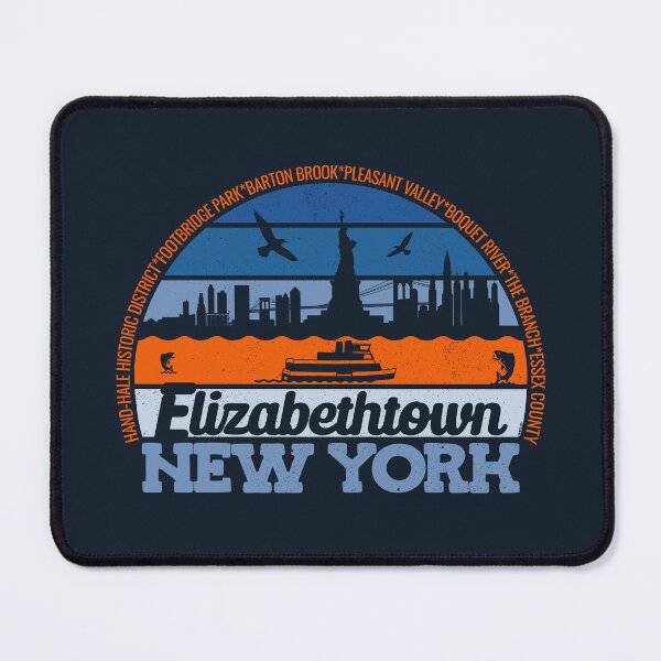 Item preview, Elizabethtown New York Sunset Retro Vintage Local Pride Logo designed and sold by CRHPOD20.